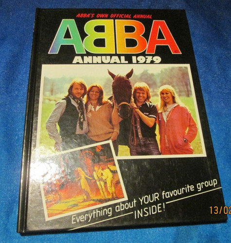 Rare abba official annual - abba,