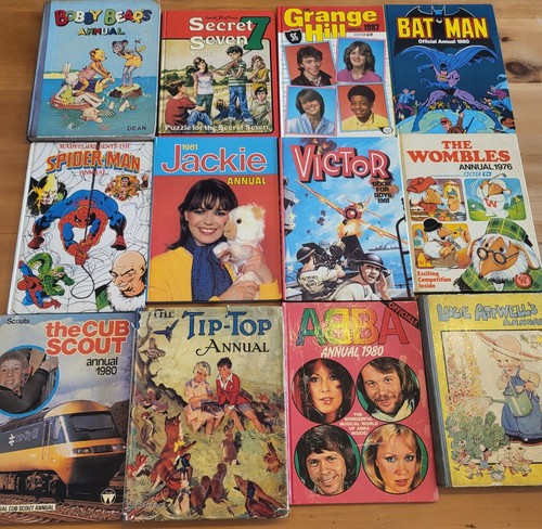 Job lot vintage annuals 1947