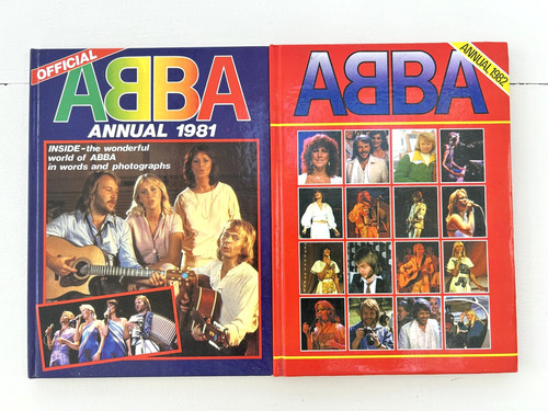 Vintage abba annuals 1981 1982 - abba,