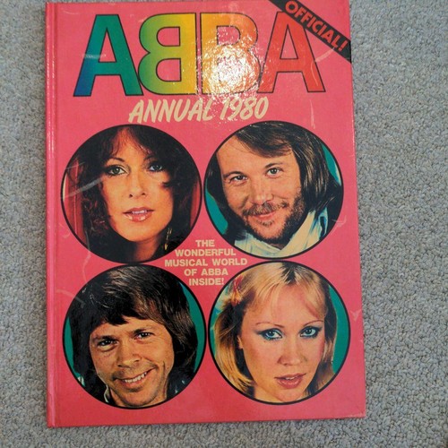 Abba 1980 annual book music - 1980, book,
